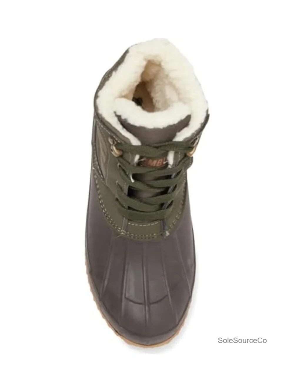 Waterproof Duck Boots with Faux Fur Lining, Zip Closure, Winter Ankle Bootie